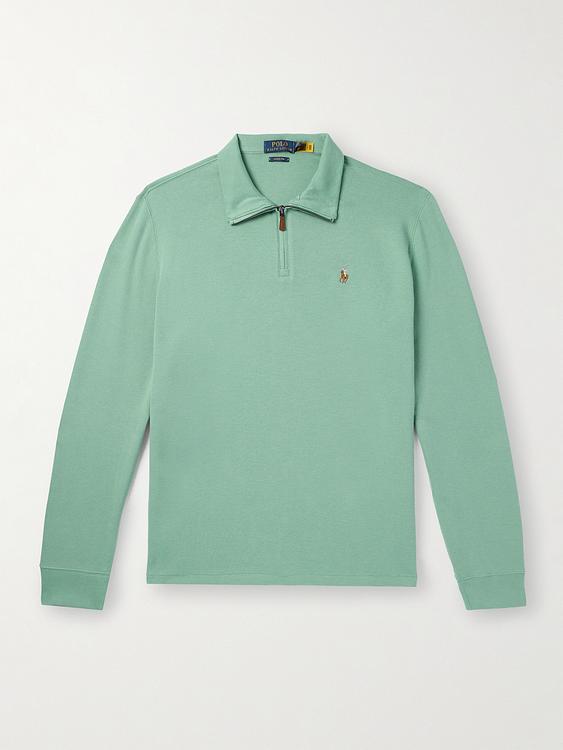 Teal long sleeve polo shirt from Polo Ralph Lauren