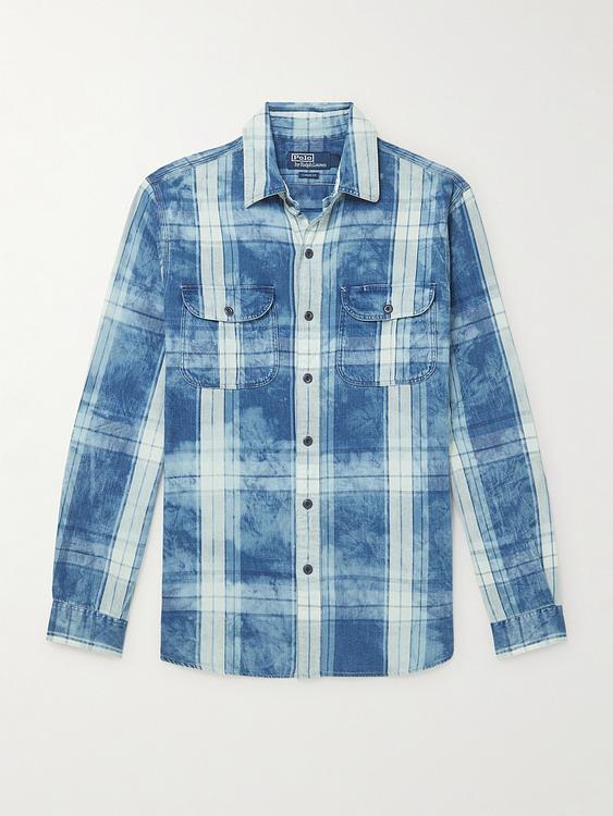 Checkered blue casual shirt from Polo Ralph Lauren