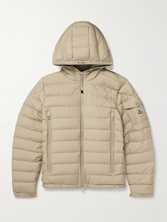 Beige down jacket from Moncler