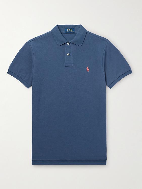 Dark blue short sleeve polo shirt from Polo Ralph Lauren