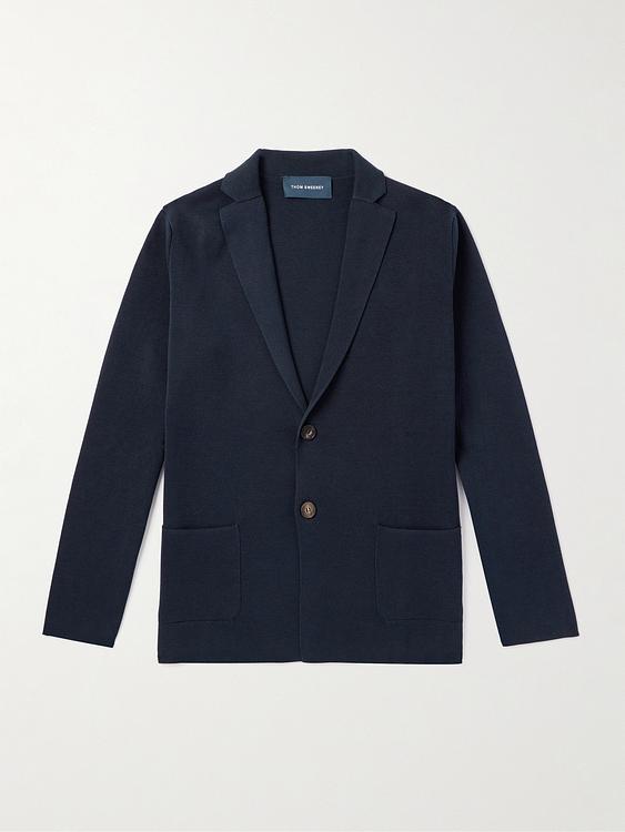 Black cardigan from Thom Sweeney