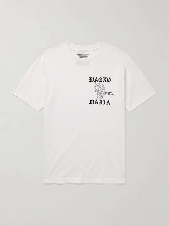 Print white t-shirt from Wacko Maria
