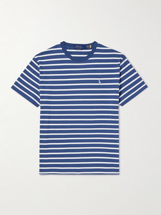 Striped blue t-shirt from Polo Ralph Lauren