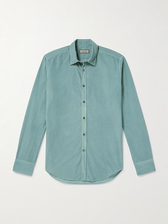 Blue casual shirt from Canali