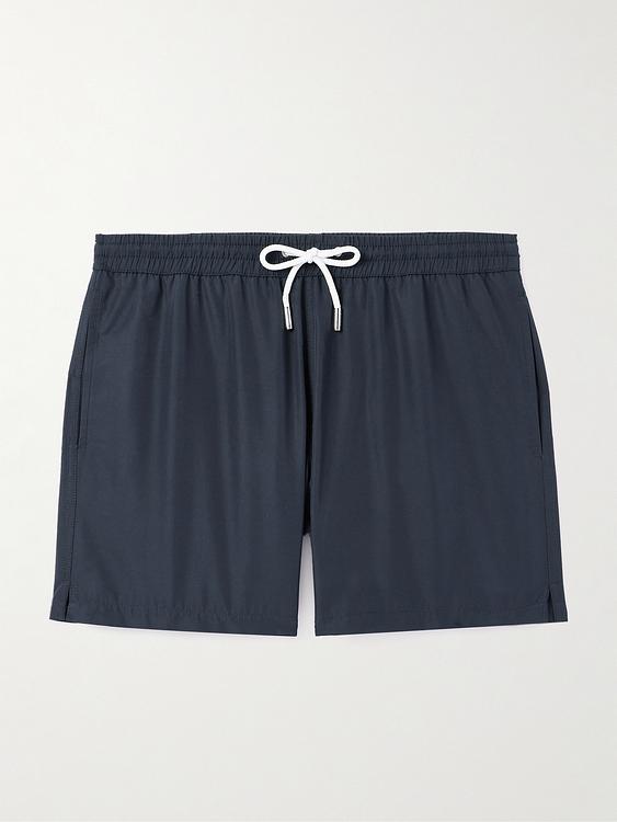 Dark grey swim shorts from Thom Sweeney