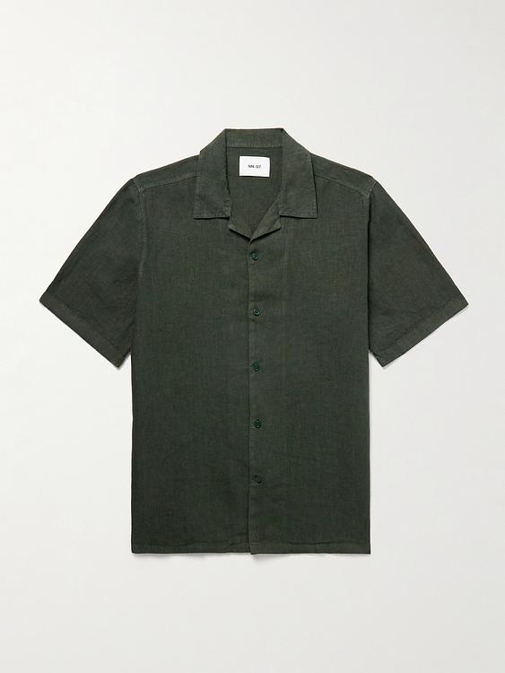 Dark green short sleeve shirt from NN07