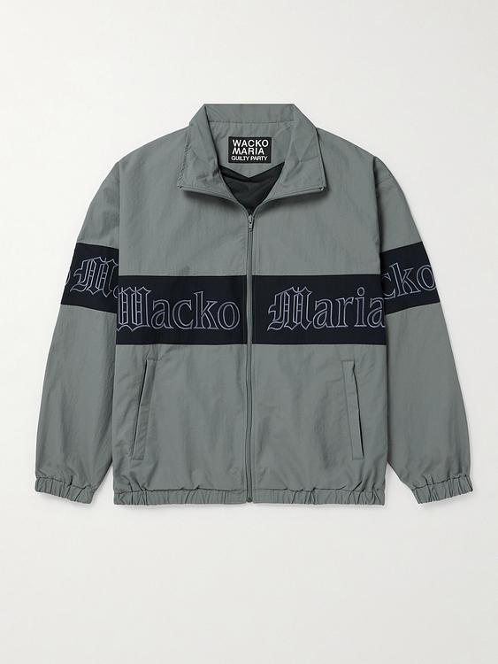 Print grey casual jacket from Wacko Maria
