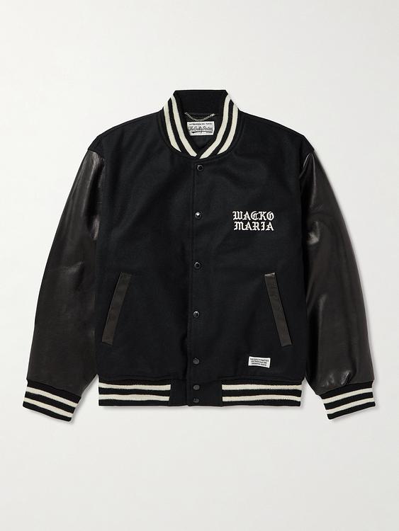 Print black casual jacket from Wacko Maria