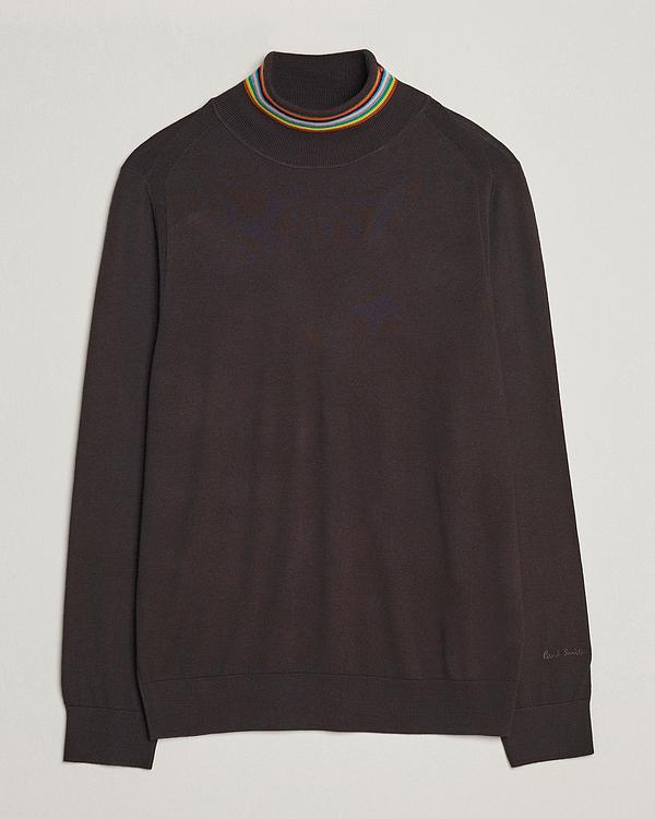 Dark brown turtleneck from Paul Smith