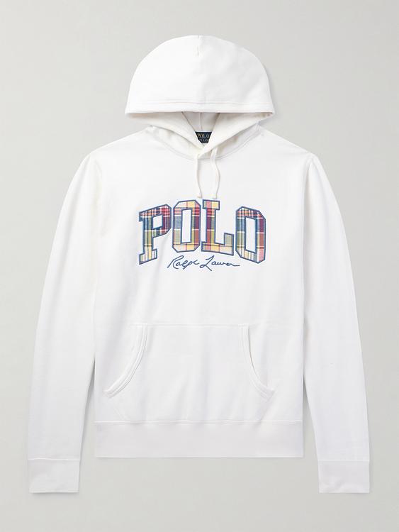Print white hooded sweatshirt from Polo Ralph Lauren