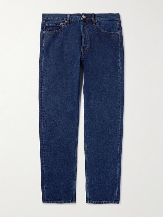 Dark blue jeans from Thom Sweeney