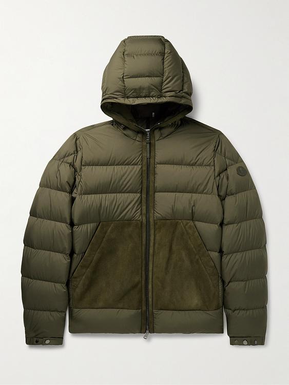 Dark green down jacket from Moncler