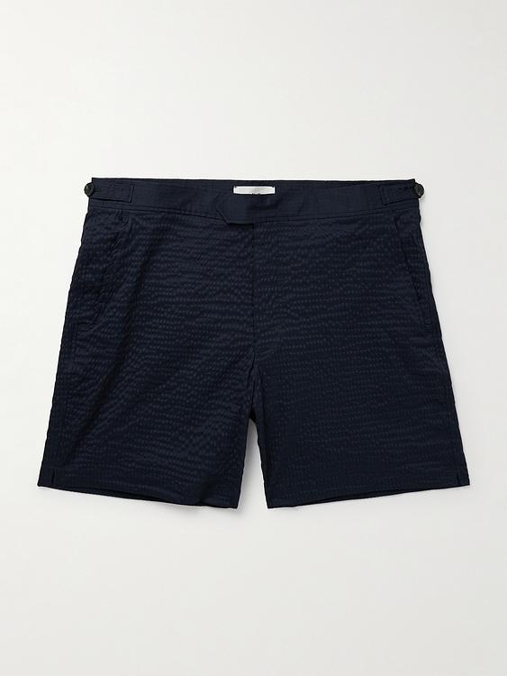 Black swim shorts from Mr P.