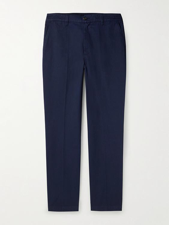 Dark blue chinos from Drake's