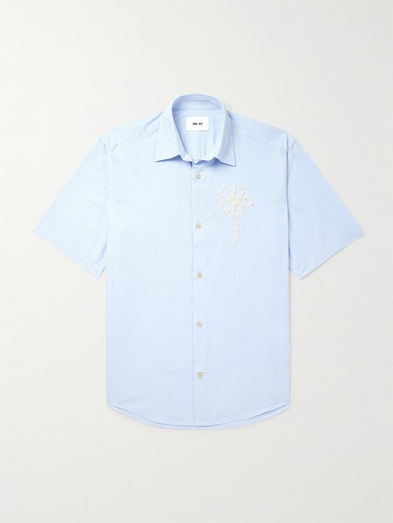 Light blue short sleeve shirt from NN07