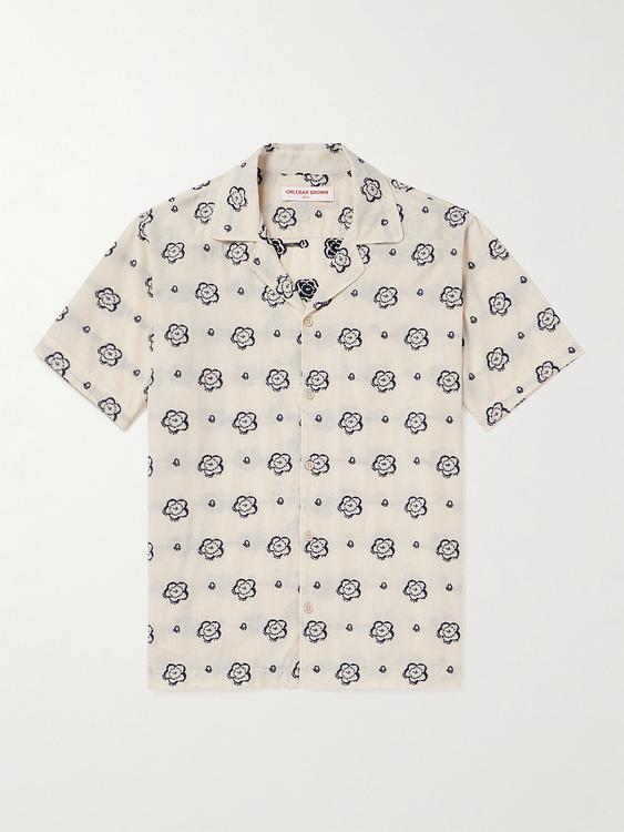 White short sleeve shirt from Orlebar Brown