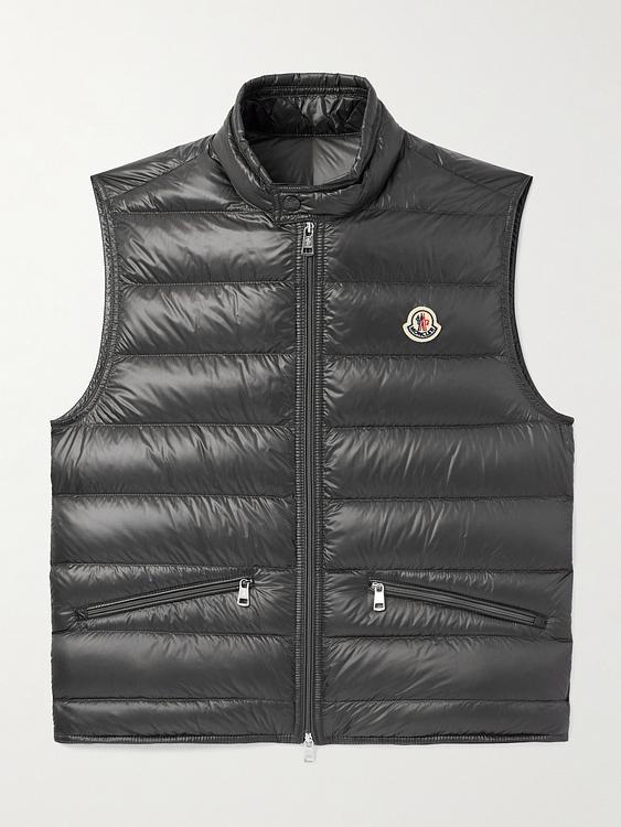 Dark grey vest from Moncler