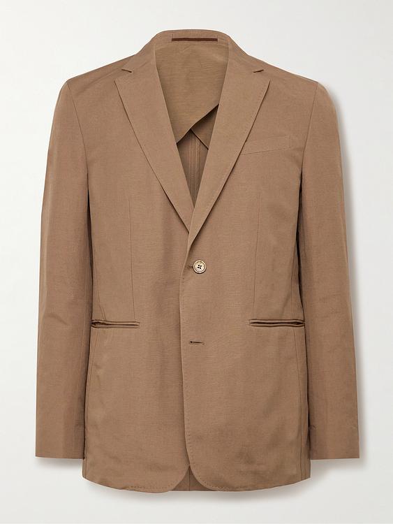 Brown suit jacket from Orlebar Brown