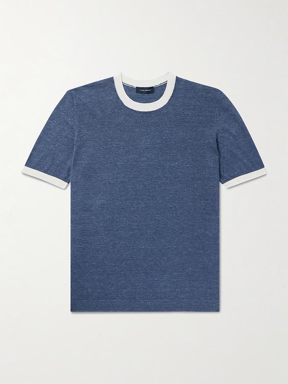 Blue t-shirt from Thom Sweeney