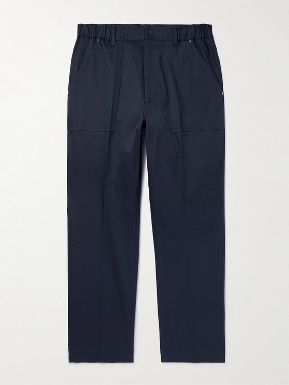 Black casual trousers from Moncler
