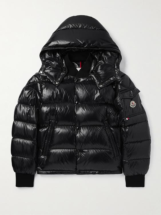 Black down jacket from Moncler