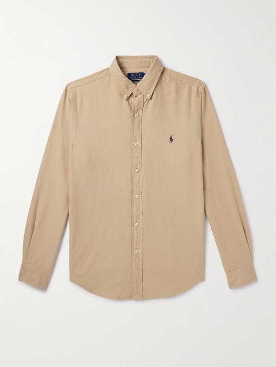 Taupe overshirt from Polo Ralph Lauren