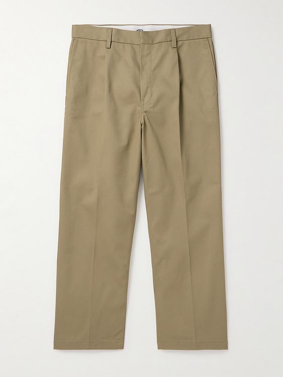 Taupe chinos from Wacko Maria