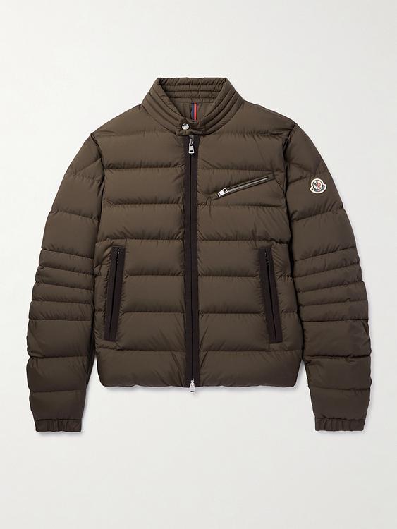 Dark brown down jacket from Moncler