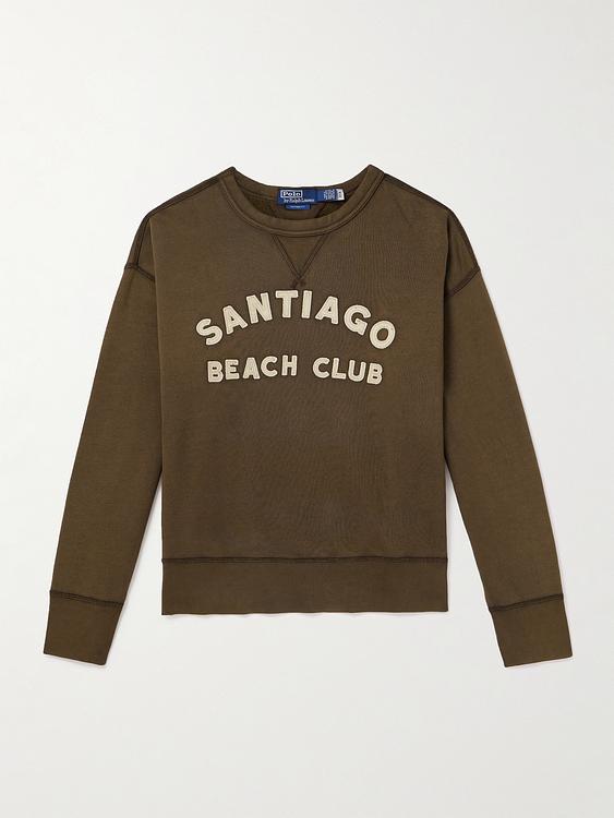 Print dark green sweatshirt from Polo Ralph Lauren