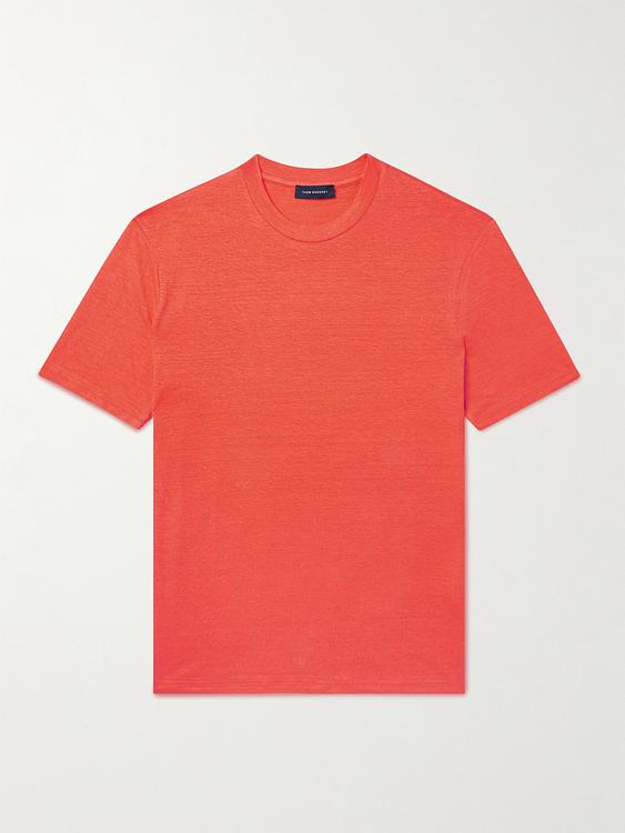 Red t-shirt from Thom Sweeney