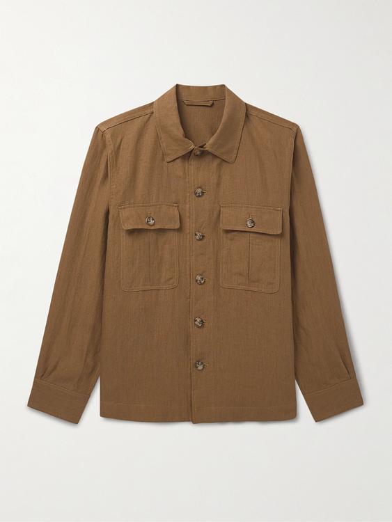 Taupe overshirt from Valstar