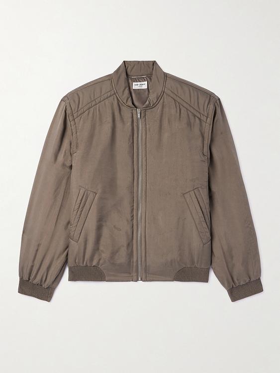 Taupe casual jacket from Saint Laurent