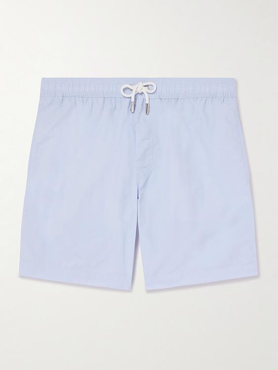 Light blue swim shorts from Mr P.