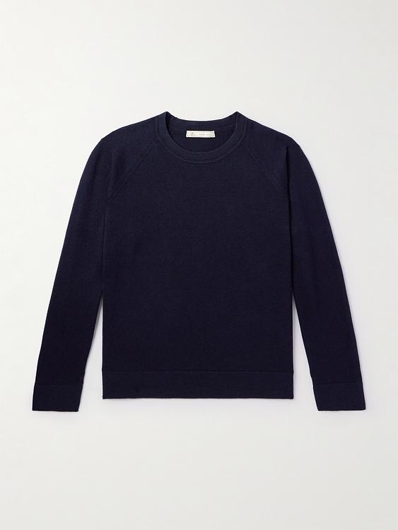 Dark blue long sleeve t-shirt from Umit Benan B+