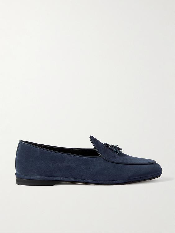 Dark grey loafers from Rubinacci