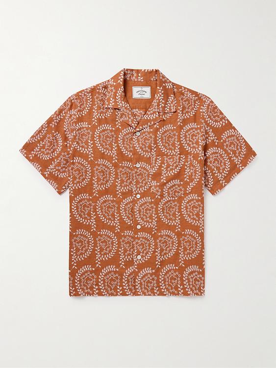 Brown short sleeve shirt from Portuguese Flannel