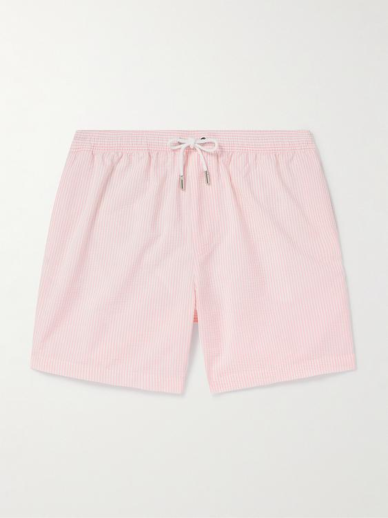 Light pink swim shorts from Mr P.