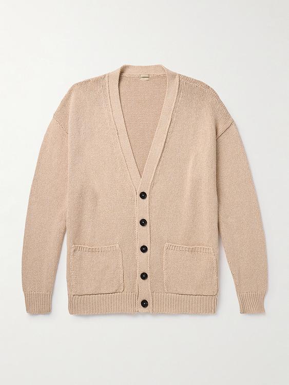 Beige cardigan from Massimo Alba