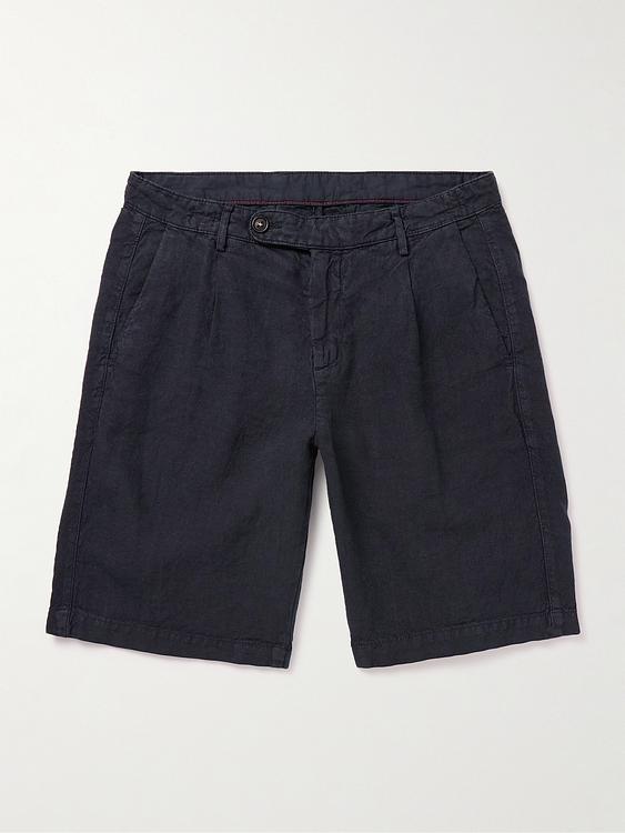 Black chino shorts from Massimo Alba