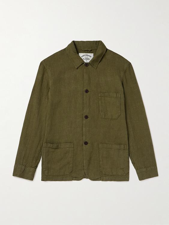 Dark green casual jacket from Portuguese Flannel