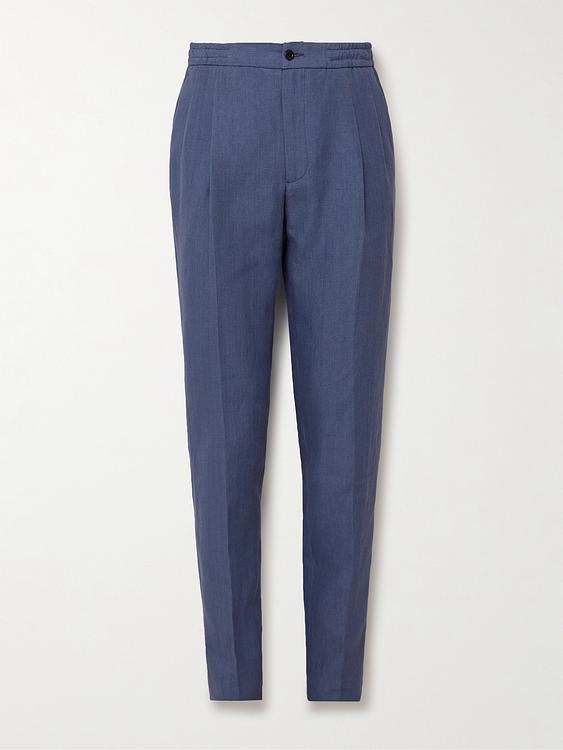 Blue chinos from Rubinacci