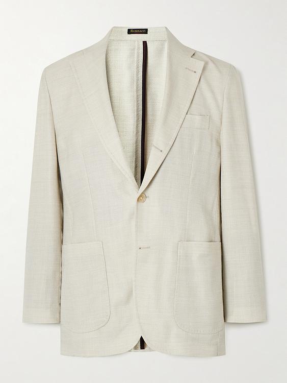 White suit jacket from Rubinacci