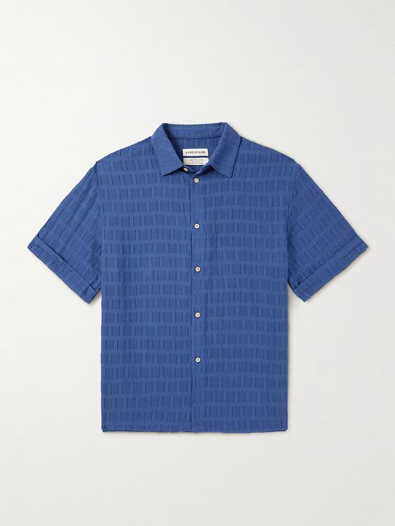 Blue short sleeve shirt from A Kind Of Guise