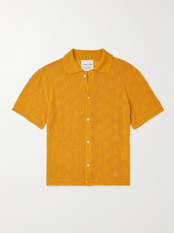 Orange short sleeve shirt from A Kind Of Guise