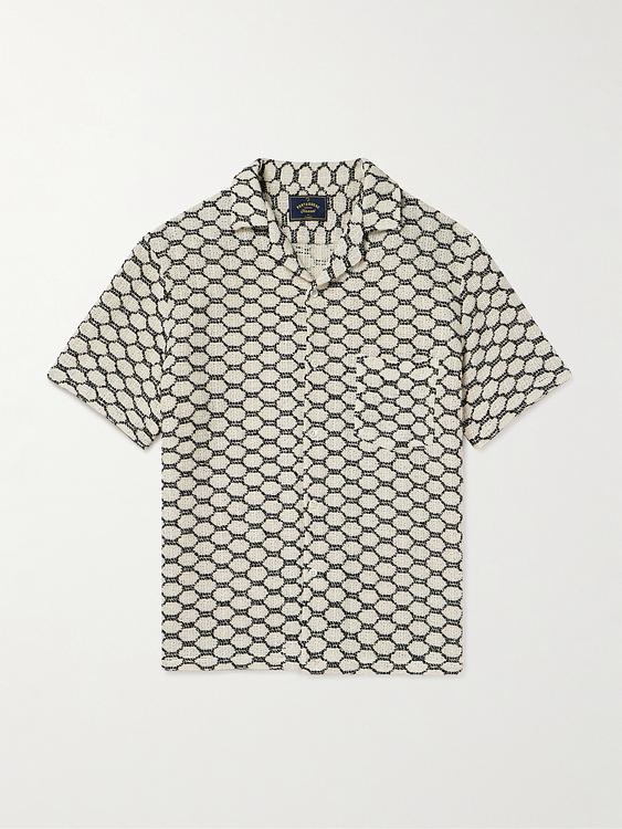 White short sleeve shirt from Portuguese Flannel