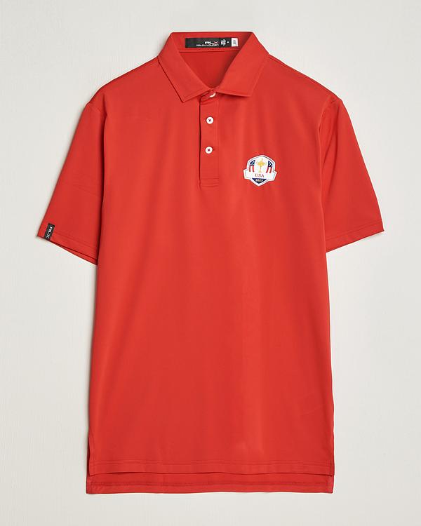 Red short sleeve polo shirt from RLX Ralph Lauren