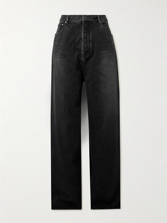 Black wide-leg jeans from Balenciaga