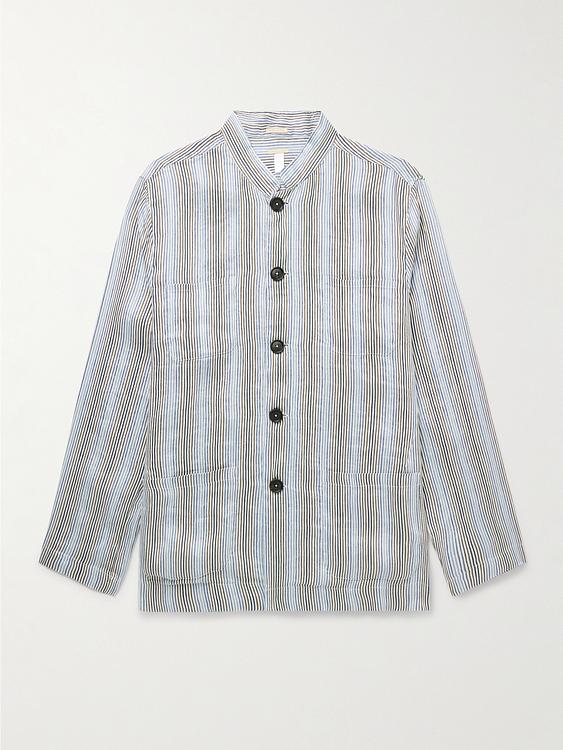 Checkered white casual shirt from Massimo Alba