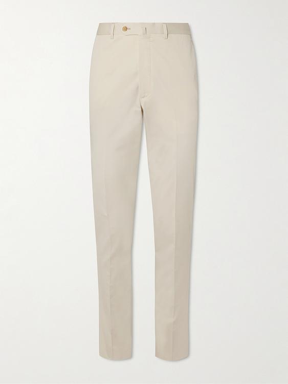 Beige suit trousers from De Petrillo