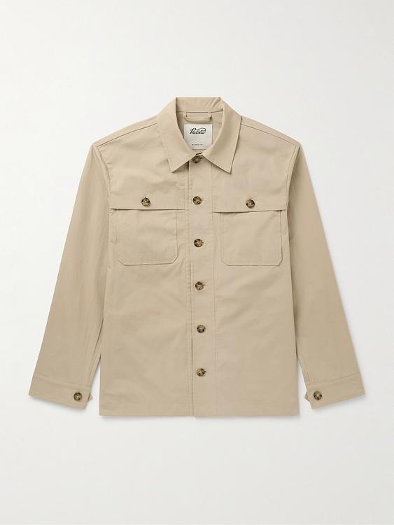 Taupe overshirt from Valstar